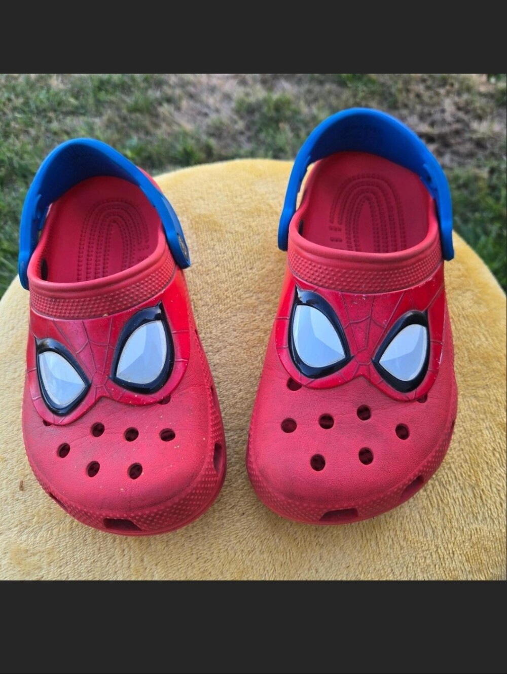 Marvel Spider-Man Kids Red Clogs Crocs Shoes Size J3